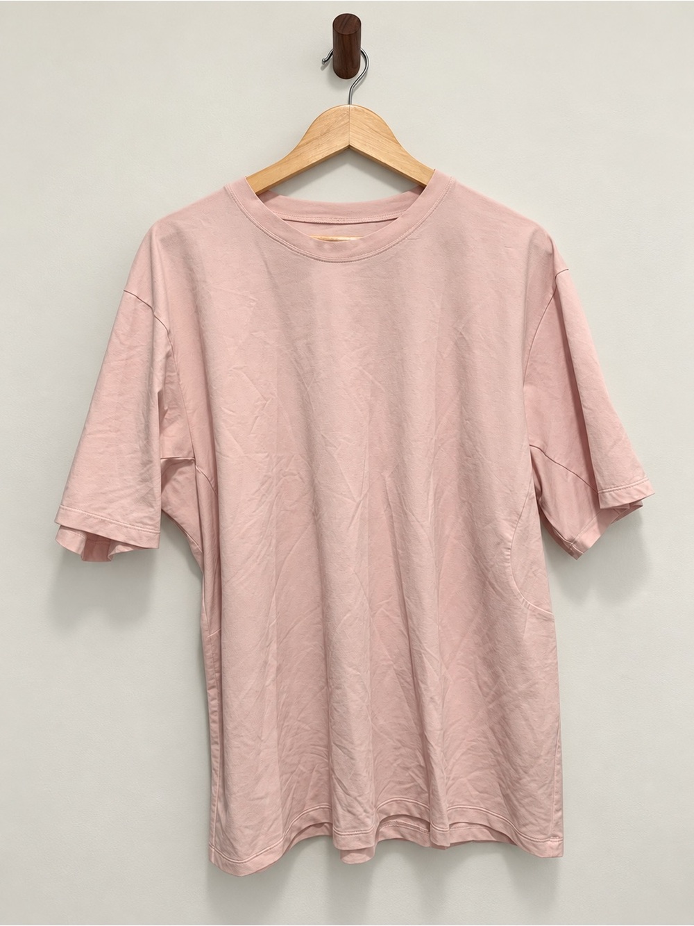 Lululemon XL Blush Pink Short Sleeve Crewneck Tee